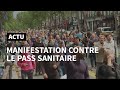 Paris: manifestation contre le pass sanitaire | AFP