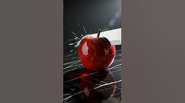 You Won’t Believe This Apple is Actually GLASS! 🍎💥 | ASMR Slow-Mo