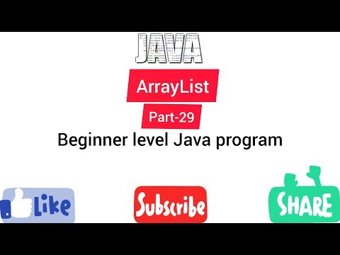 ArrayList Java program for beginner level part-29 Easy Learning Genius
