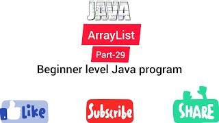 ArrayList Java program for beginner level part-29 Easy Learning Genius