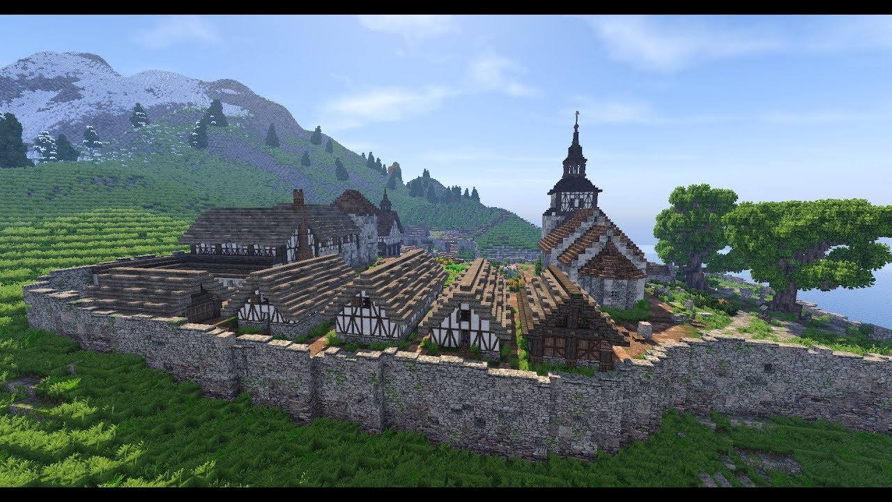 Early Medieval Monastery  Minecraft Cinematic  Doovi
