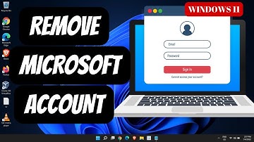 How To Sign Out Microsoft Account in Windows 11 | Remove Microsoft Account From Windows 11