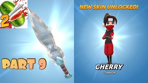 Fruit Ninja 2 Arcade Event Part 9 (Android, iOS) Cherry Kumi & Snow Blade Unlocked