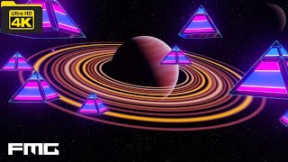 4K Video | pyramids in space #88 | No Copyright VJ Loop Video | No Copyright Stock Video