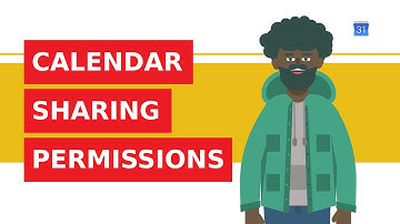 How to set sharing permissions in Google Calendar?