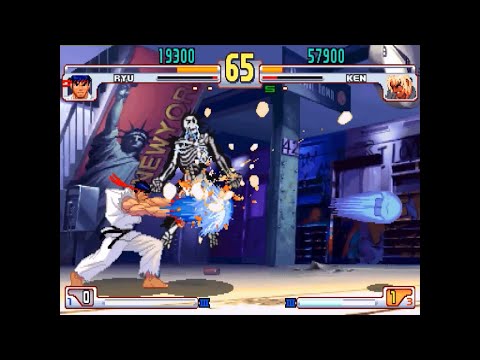 STREET FIGHTER III 3RD STRIKE: IKD ( RYU ) VS PIKACHUAKUMA ( KEN ) FIGHTCADE FT5 SET
