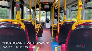 *Kickdown + Withdrawn* Journey on Route 130 - YX66WFE 8344