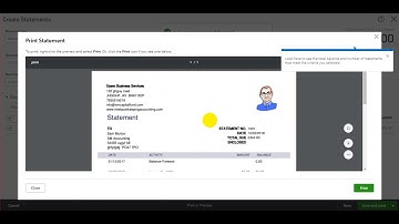 QuickBooks Online Tutorial - Part 8 - Creating Statements