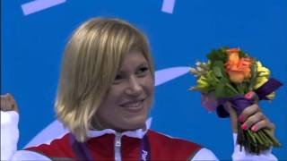 Swimming - Women's 100m Butterfly - S12 Victory Ceremony - London 2012 Paralympic Games
