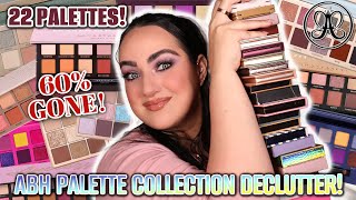 I Hoarded ABH Palettes for a Decade… Decluttering 60% of My Collection! 😭