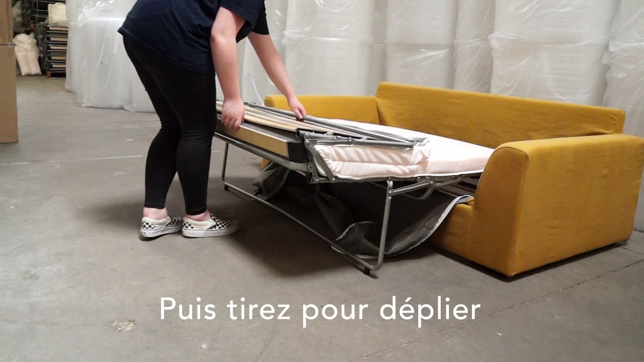 Tuto Ouverture d'un canapé convertible 6 et 10 cm YouTube Tuto Ouverture d'un canapé convertible 6 et 10 cm YouTube