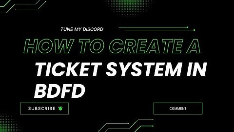 Ticket System in BDFD | With Advance features | 
