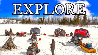 4 DAYS SNOWMOBILING DEEP LABRADOR WILDERNESS-MOOSE, FISH, MOUNTAINS, WINTER TENTS & DANGEROUS WATERS by Chuck Porter - Everything Outdoors 13,888 views 2 weeks ago 24 minutes