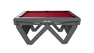 www.madfun.co.uk Riley - 5ft W Leg Folding Pool Table (PTW-5)