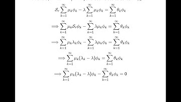 AN3NA (F20) Video 9.3: the eigenseries for a nonhomogeneous SL-BVP (Section 2.7.4)