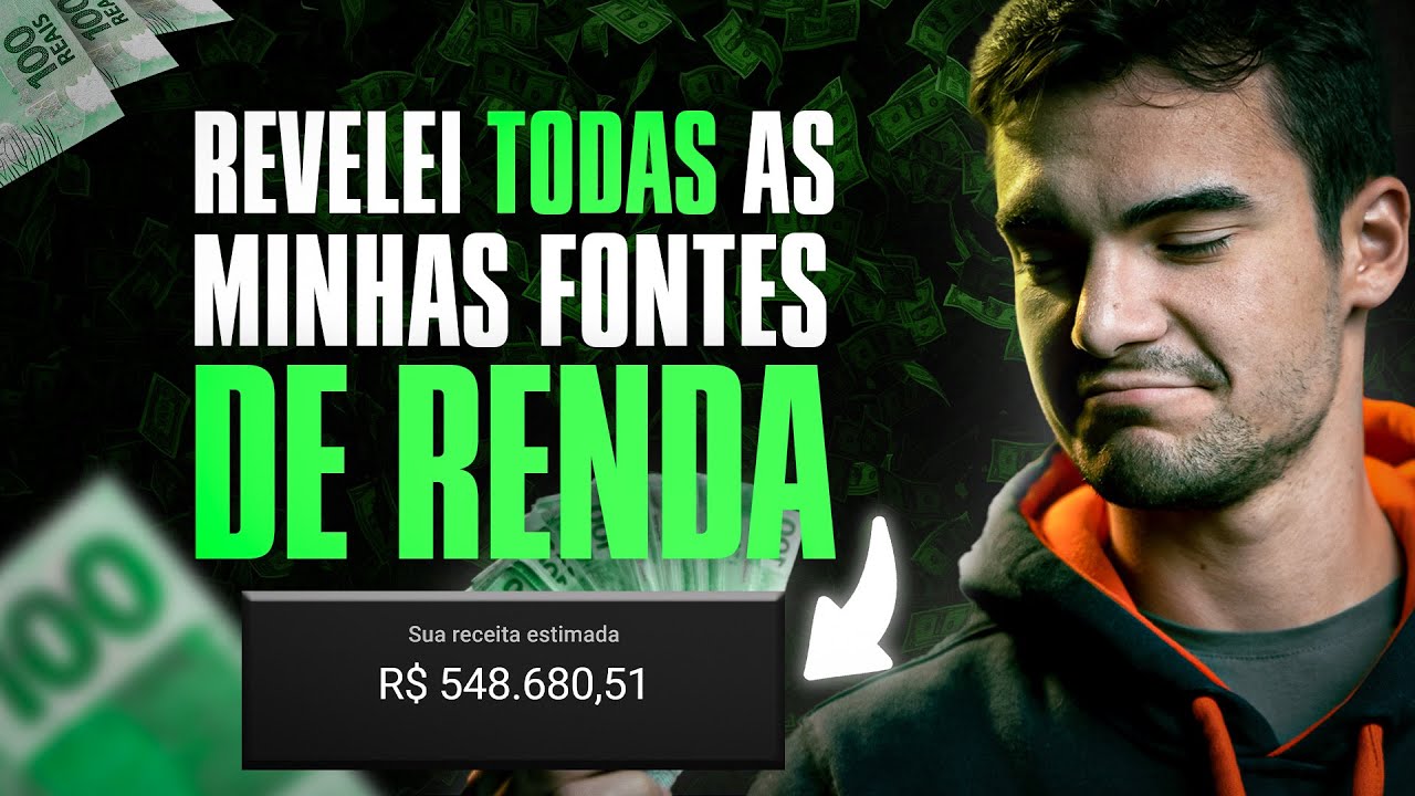 MINHAS 10 FONTES DE RENDA | Como ganhar dinheiro na internet (A ÚLTIMA É A MAIS IMPORTANTE)