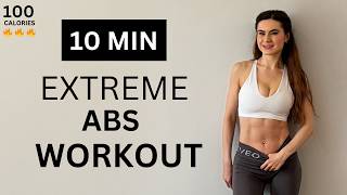 10 MIN EXTREME ABS WORKOUT - Best Exercises to Get ABS & Reduce BELLY FAT