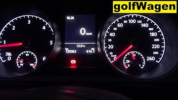 VW Golf 7 instrument cluster full illumination coding photo sensor Y