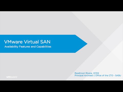 vSAN Take 20  Availability Capabilities and Features