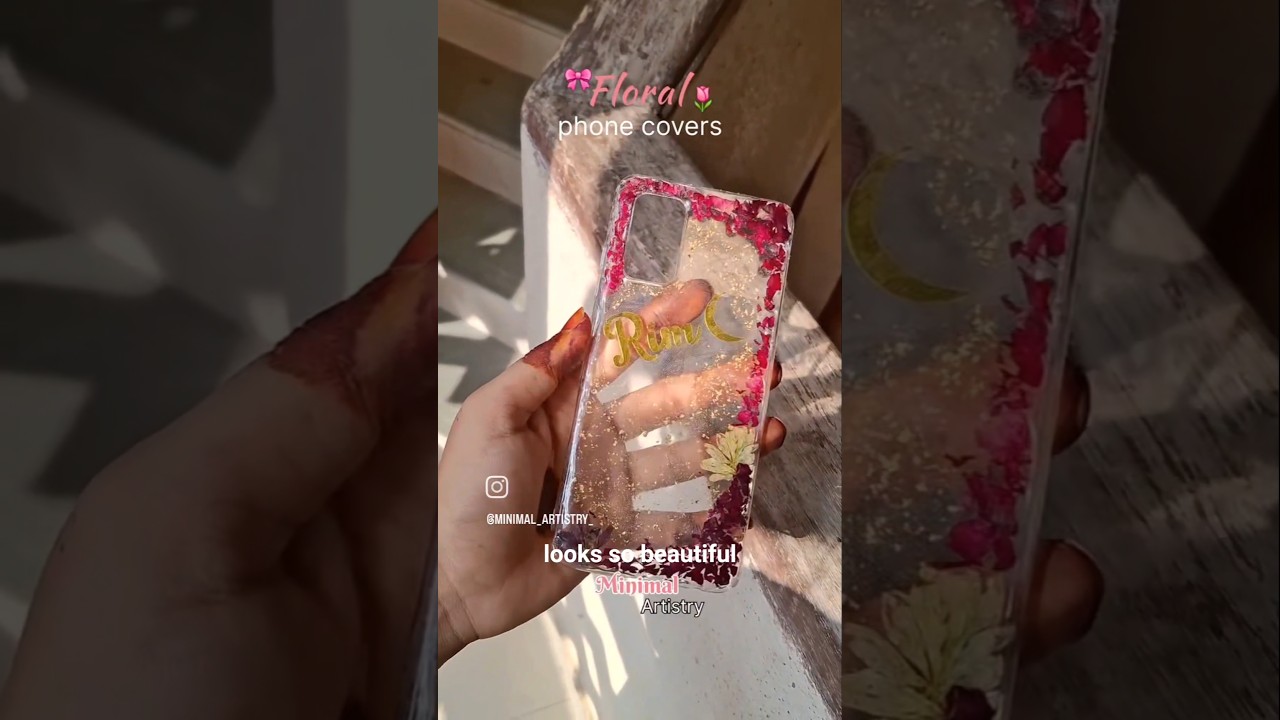 resin phone case Rose preservation 