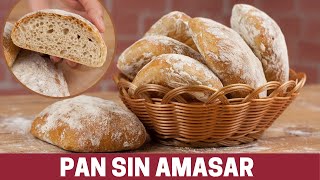 Chapata  Pan de Chapata sin amasar ( Ciabatta Bread )