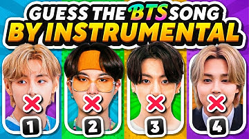 GUESS 50 BTS SONGS BY INSTRUMENTAL 🚫🗣️️ Are You a Real ARMY? 💜 | Kpop Quiz Challenge