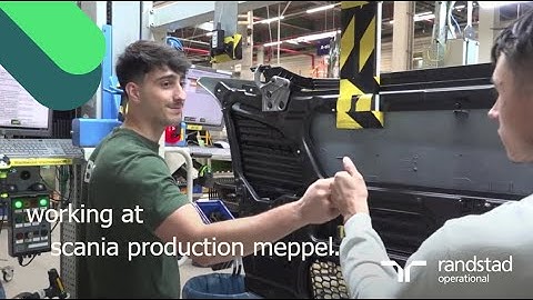 working at scania production meppel via randstad