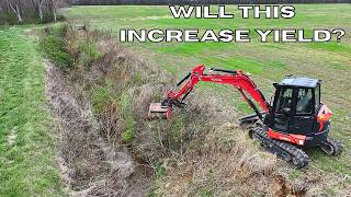 Mongo Pro Grade Mulcher vs Overgrown Ditch | Farm Clearing