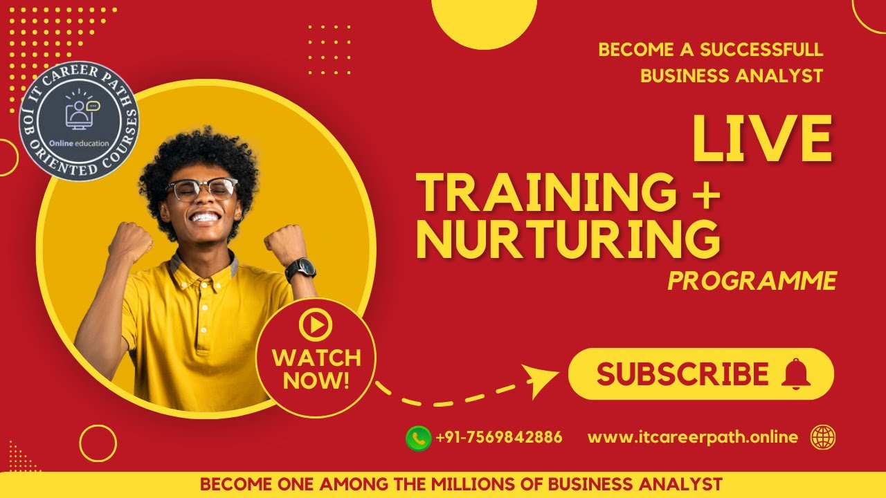 Practical based BA Training Program | become BA in 2 months | @ITCareer ...