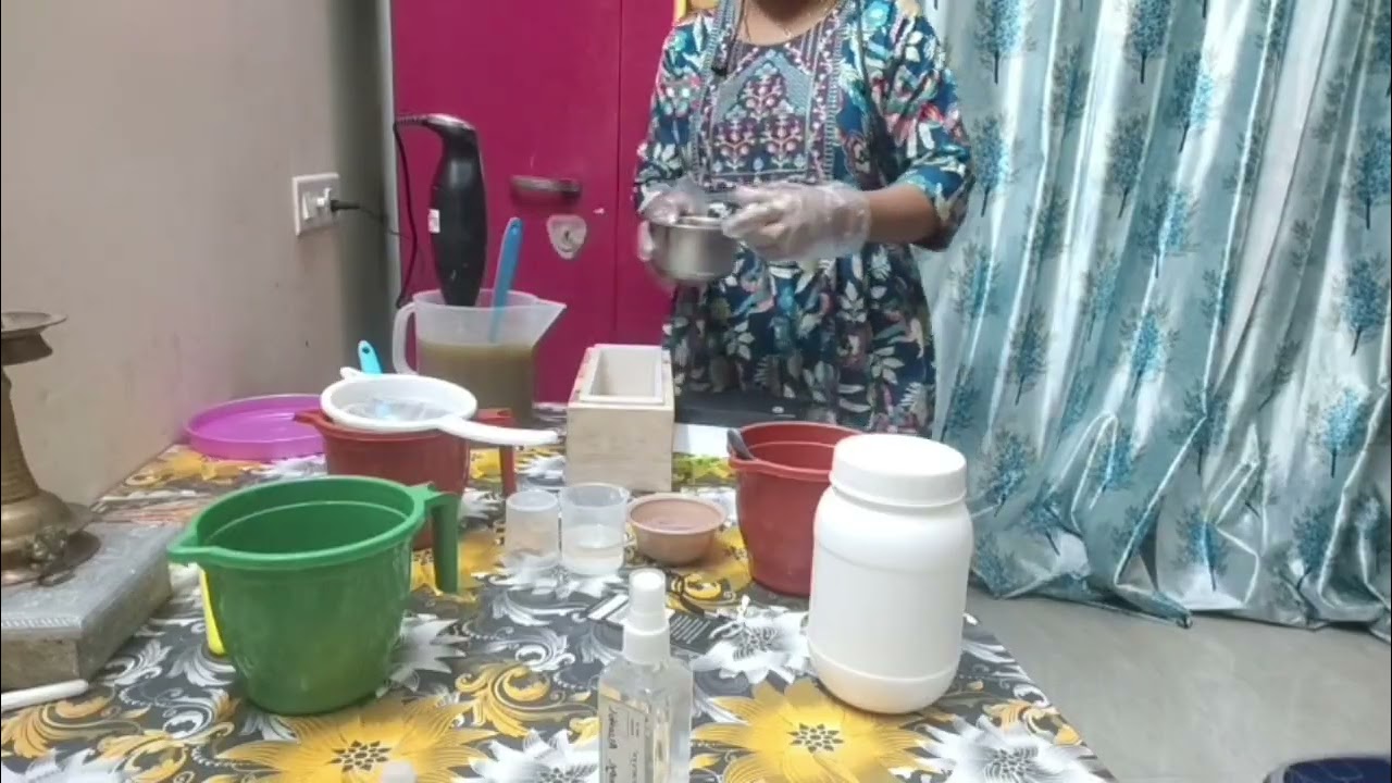 Beetroot Soap making 