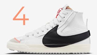 lacing up nike blazers