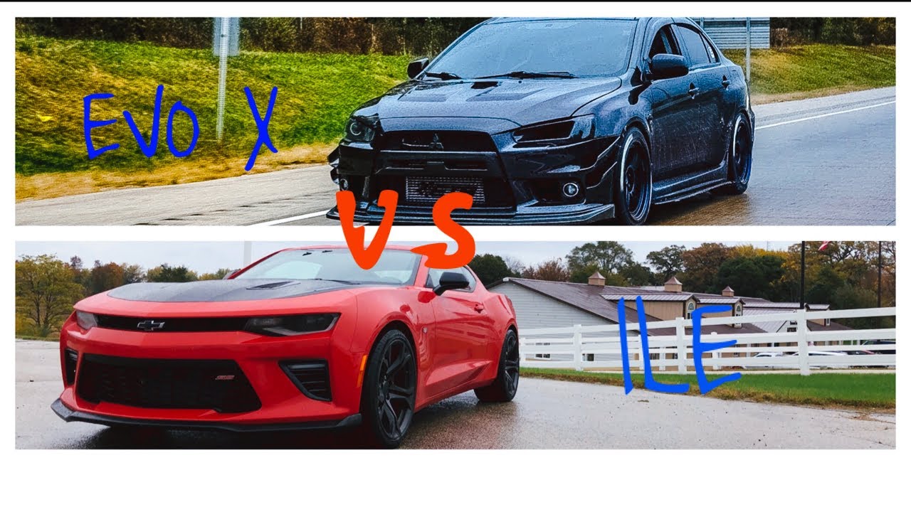 Chevrolet Camaro SS 1LE vs EVO X - YouTube
