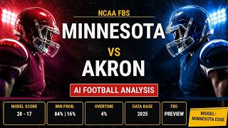Akron at Minnesota 2026 Preview: Pressure, Matchups and Projection