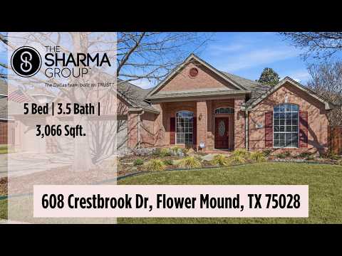 608 Crestbrook Dr, Flower Mound, TX home video tour