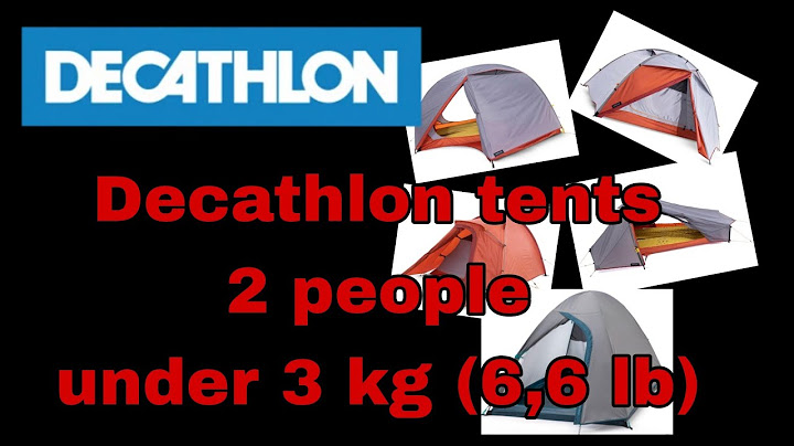 Decathlon Tents 2P under 3 kg (6,6 lb) ⛺ #camping #decathlon #campingtent