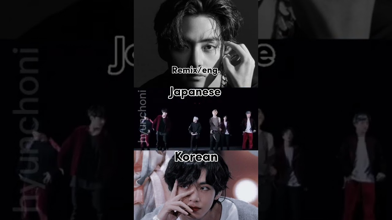 English vs Korean vs Japanese - MIC DROP 