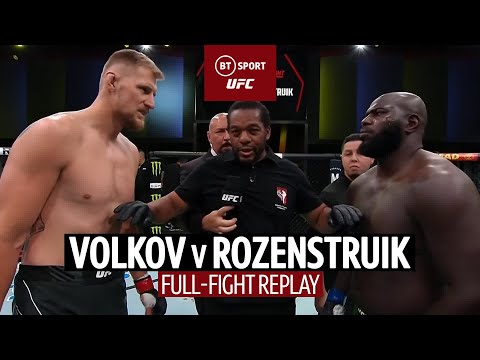 Alexander Volkov vs Jairzinho Rozenstruik fight footage
