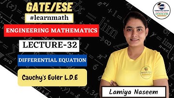 Engineering Mathematics | Lecture-32 | Differential Equation | Lamiya Naseem