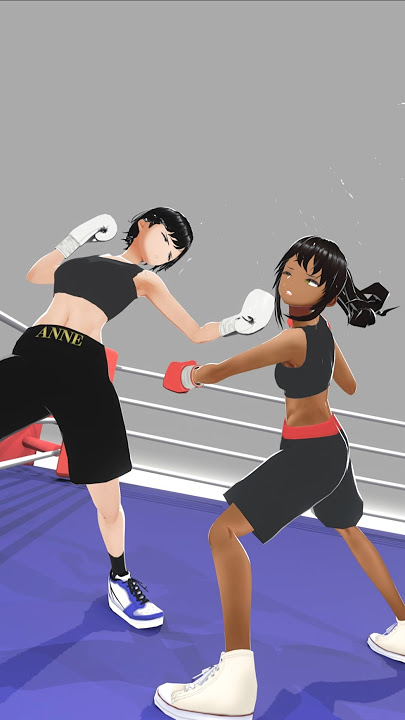 Walk Off【Blender】#shorts #blender #boxing #animation #vroid