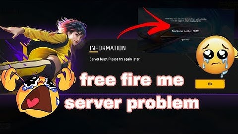 Free fire server busy please try again later😱 solve this issue😔viral#network connection error😱proble
