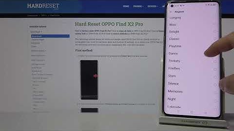 Alarm Tones on OPPO Find X2 Pro – Available Sounds of Alarms