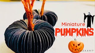How To Make Paper Pumpkin 🎃 | DIY: Halloween Decoration Ideas | SPOOKY CRAFTS FOR HALLOWEEN 🎃
