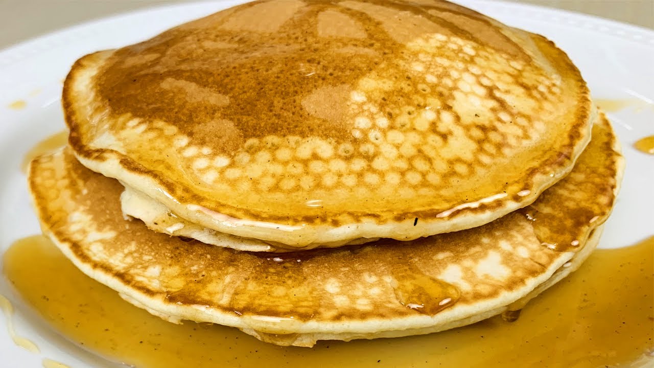 PANCAKES caseros 🍪 FÁCILES, Rápidos y Esponjosos Tortitas Americanas