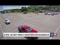 ECPD: DO NOT RIDE E-SCOOTERS ON ROADWAYS