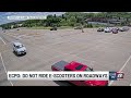 ECPD: DO NOT RIDE E-SCOOTERS ON ROADWAYS