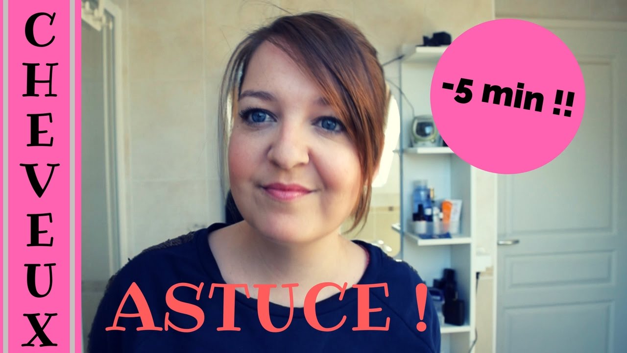 COMMENT AVOIR DES BEAUX CHEVEUX EN 5 MIN SANS LES LAVER ! - YouTube
