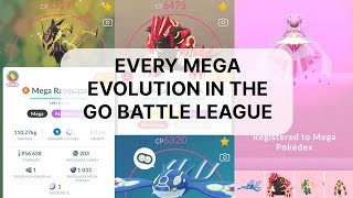 Every MEGA EVOLUTION In The Pokémon GO BATTLE LEAGUE! #pokemongo #pokemon #megaevolution #pokémon