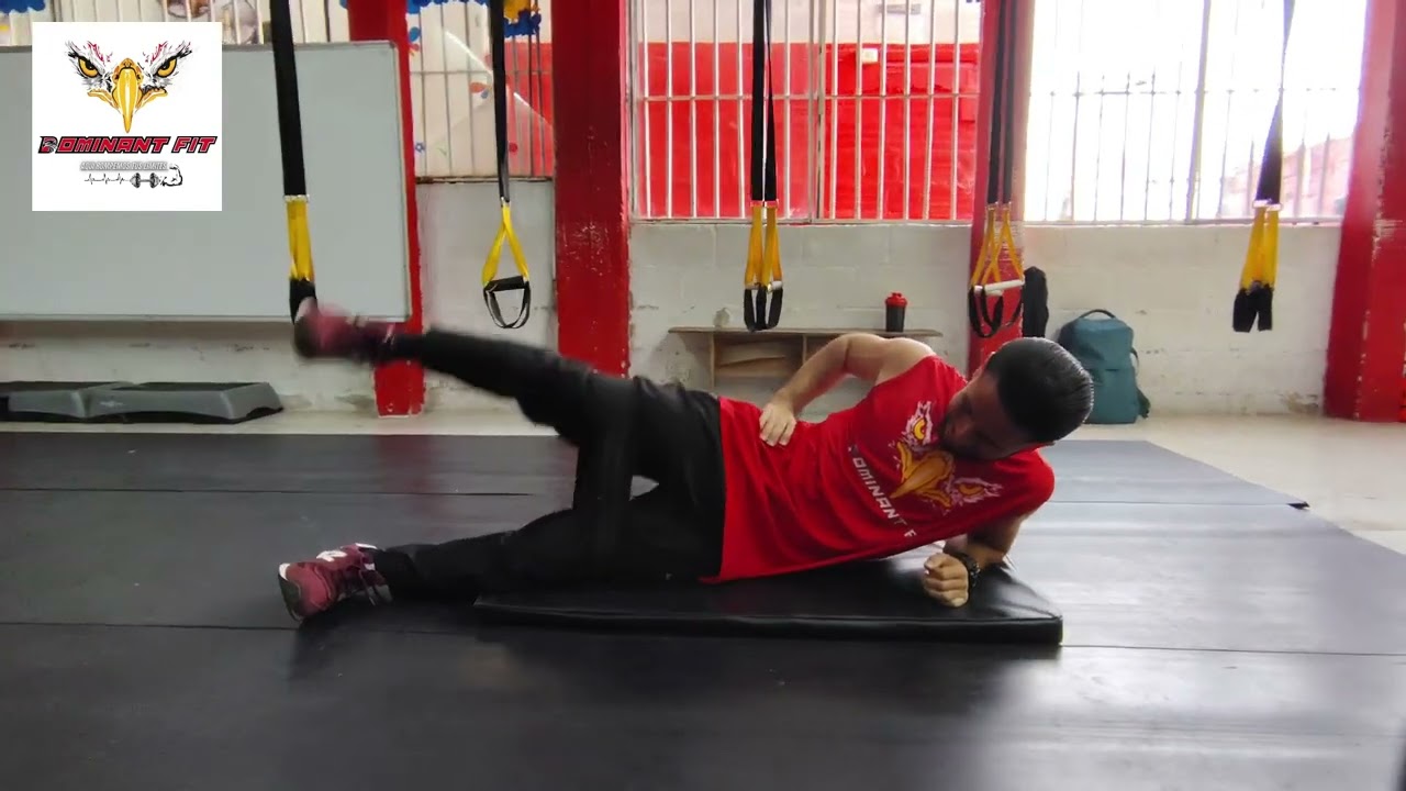 Abducción de glúteo con banda 15 rps