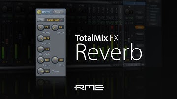 RME Audio TotalMix FX DSP - Mixing with Reverb
