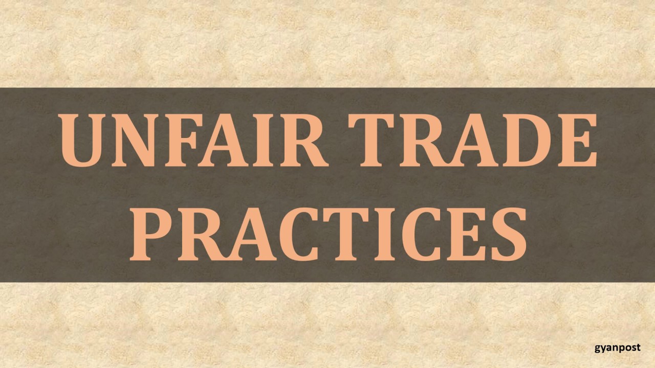 dissertation on unfair trade practices